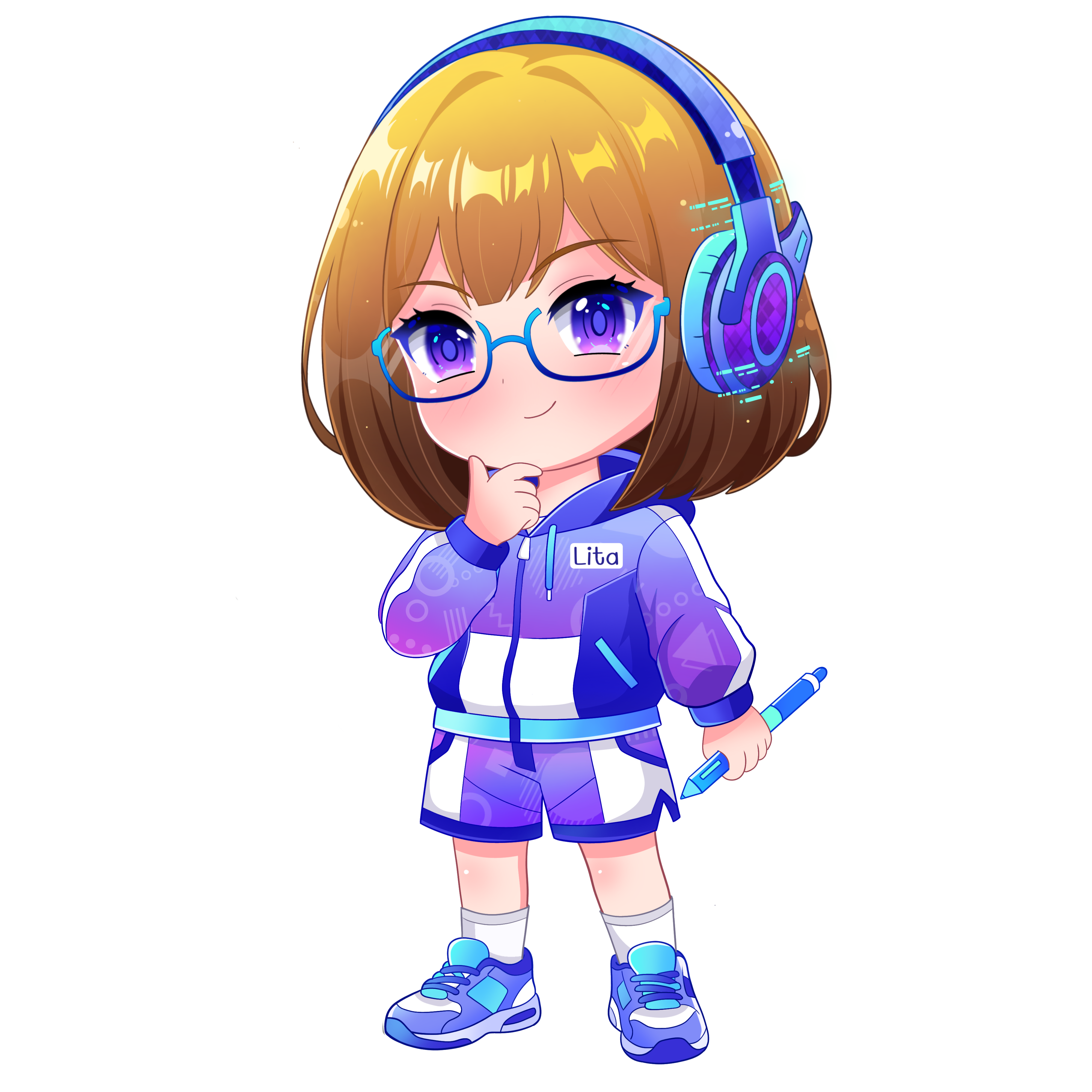 ลิต้าถือปากกา - พร้อมเป็นเพื่อนคู่คิดในการเขียน